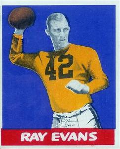1948 Leaf Football #72 Ray Evans 1948 Leaf Football #72 Ray Evans