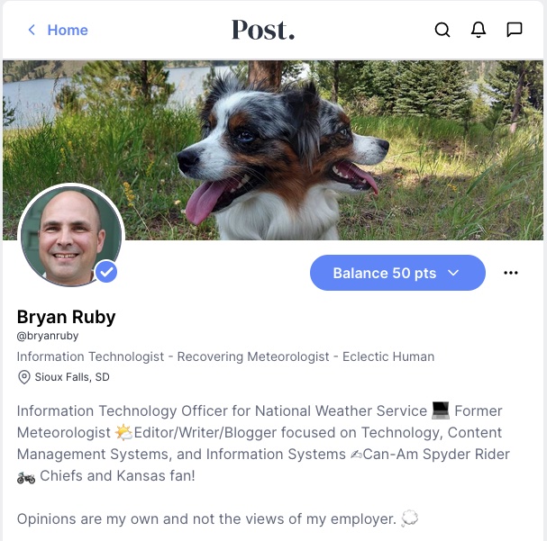 Post Profile of Bryan Ruby